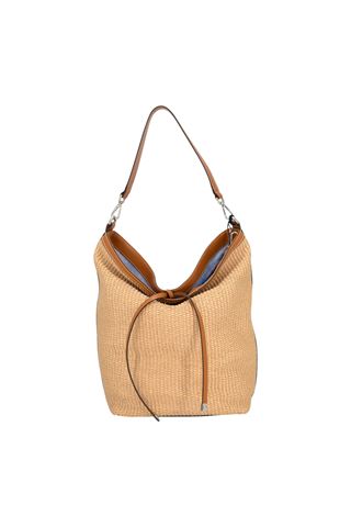 Borsa in paglia intrecciata colore naturale. GIANNI CHIARINI | 11387-NATURE